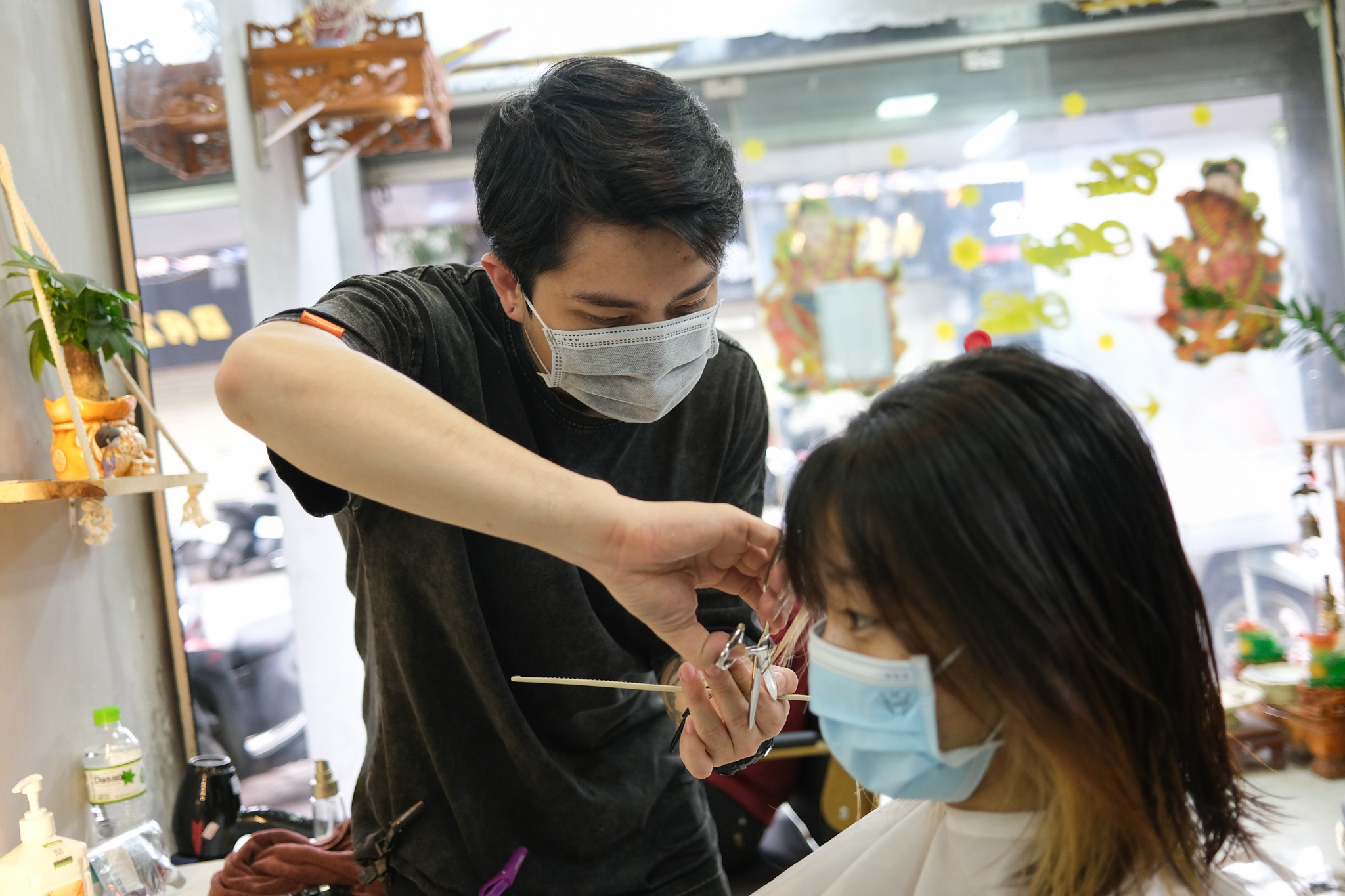 lam toc som don Tet anh 6