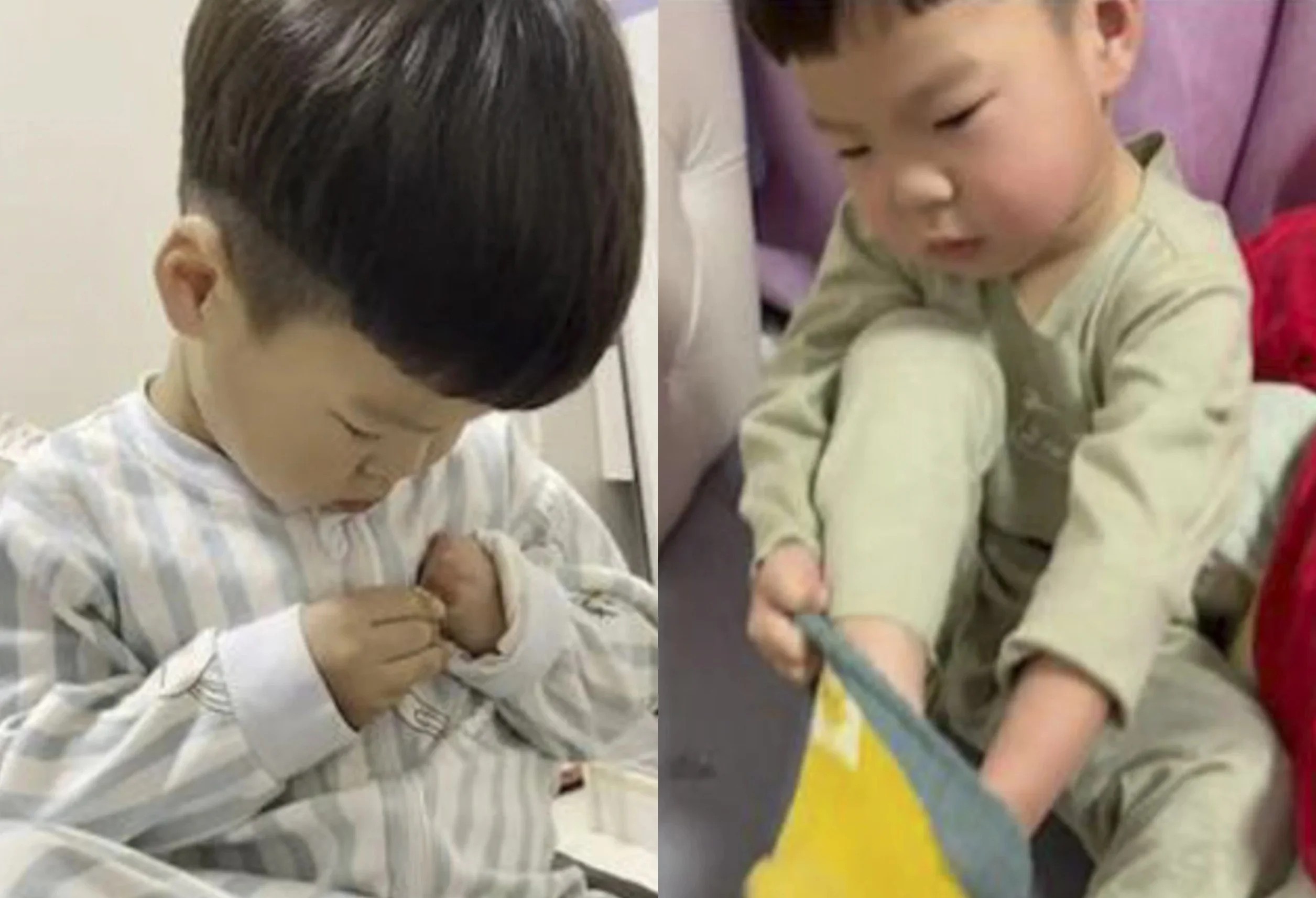 Cau be chi co mot ban tay noi tieng mang xa hoi Trung Quoc hinh anh