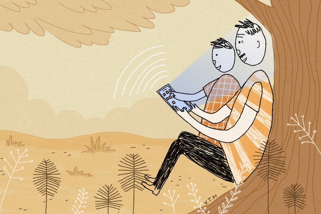 Chiec dien thoai 'quet quet' toi mua cho ba hinh anh