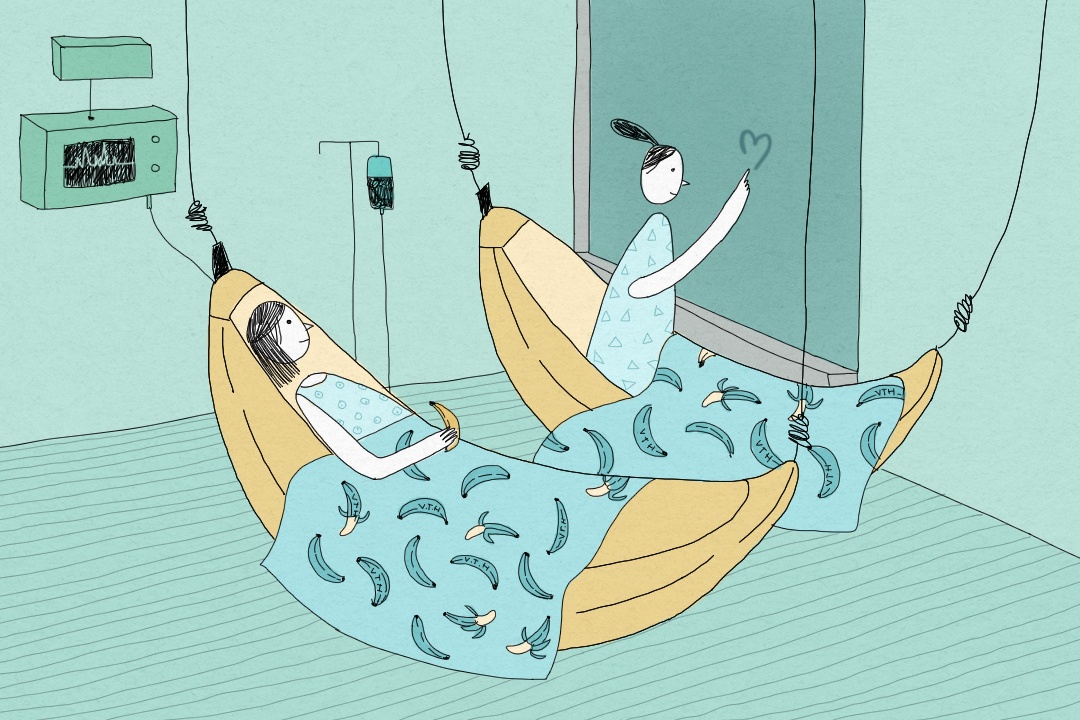 Phi vu doi do an cua chi em toi o benh vien hinh anh