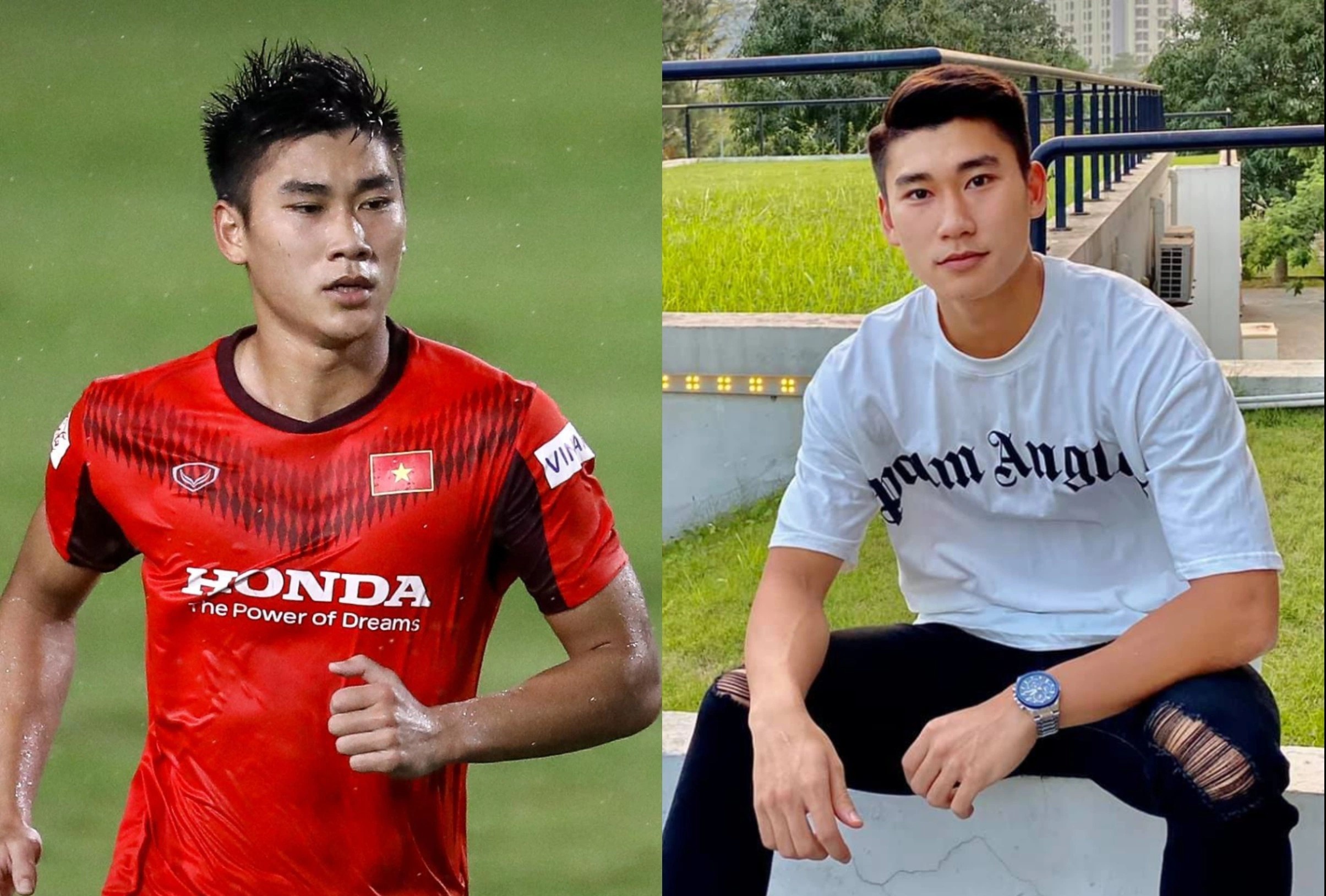 Phong cach ngoai san co cua cac cau thu U23 Viet Nam hinh anh