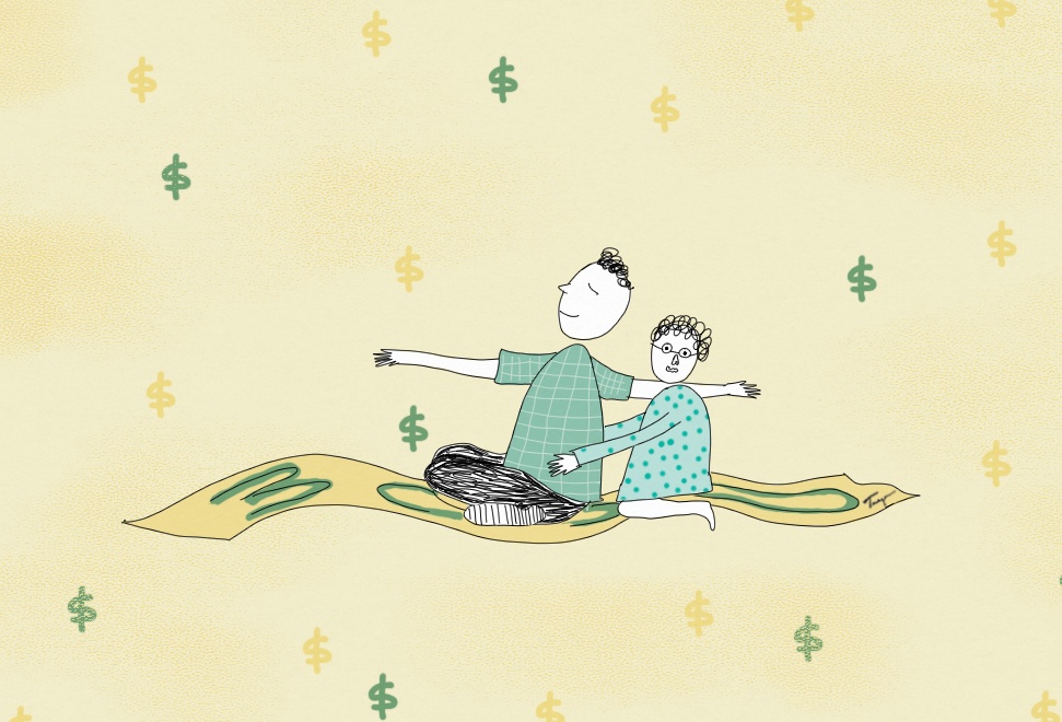 Ba de danh rieng 300.000 dong de toi an sang hinh anh