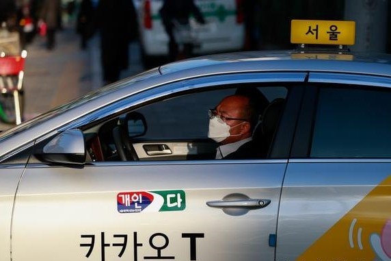 Khung hoang taxi o Seoul hinh anh