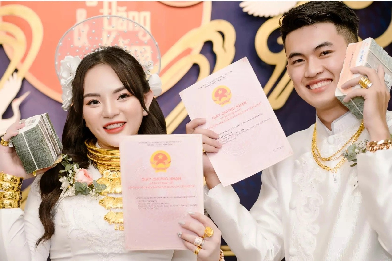 Nhan qua cuoi 25 luong vang, nha 18 ty, chu re mien Tay ap luc hinh anh