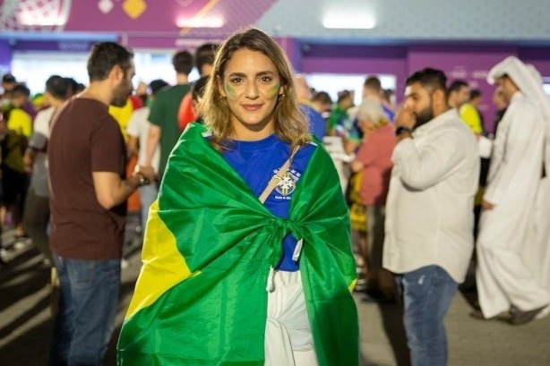 Mot niem vui khac cua CDV nu den Qatar xem World Cup hinh anh