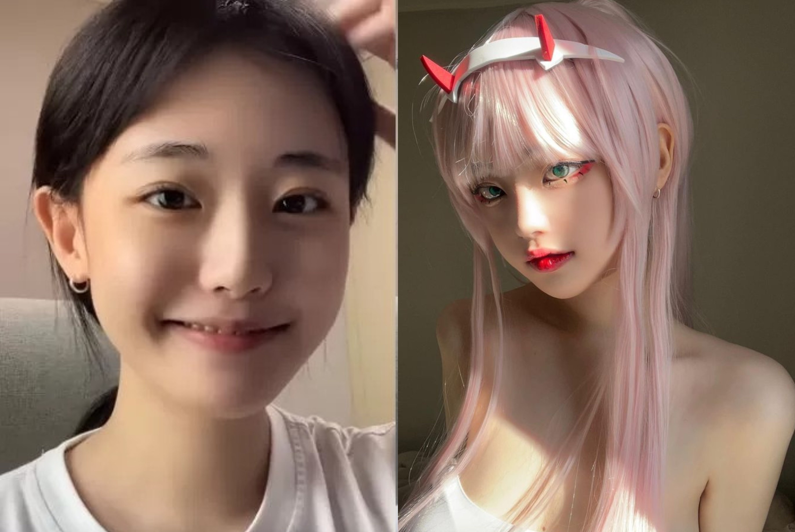 Cosplayer noi tieng Han Quoc lo mat moc hinh anh