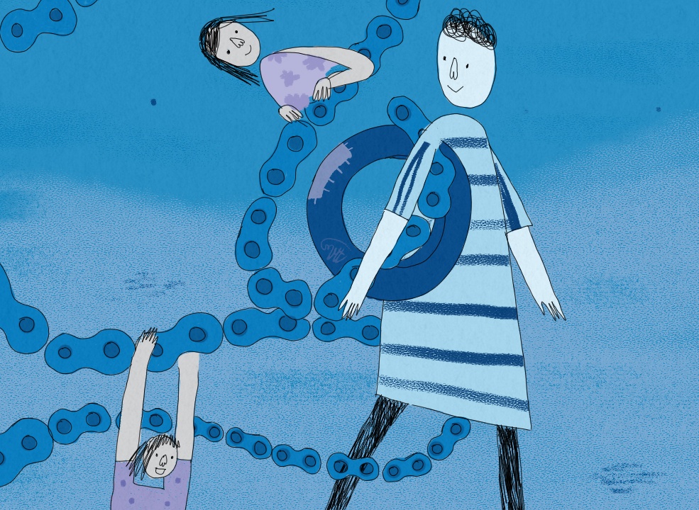 Hong xe giua duong, toi duoc nguoi la xum vao giup do hinh anh