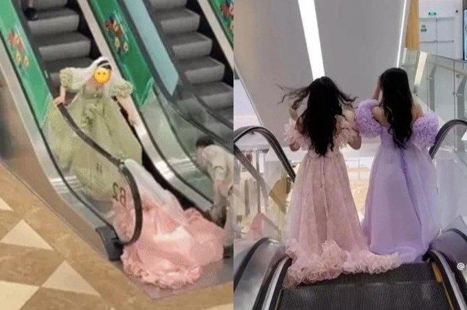 TikToker bi cam cua, ket thang cuon vi trend 'cong chua di sieu thi' hinh anh