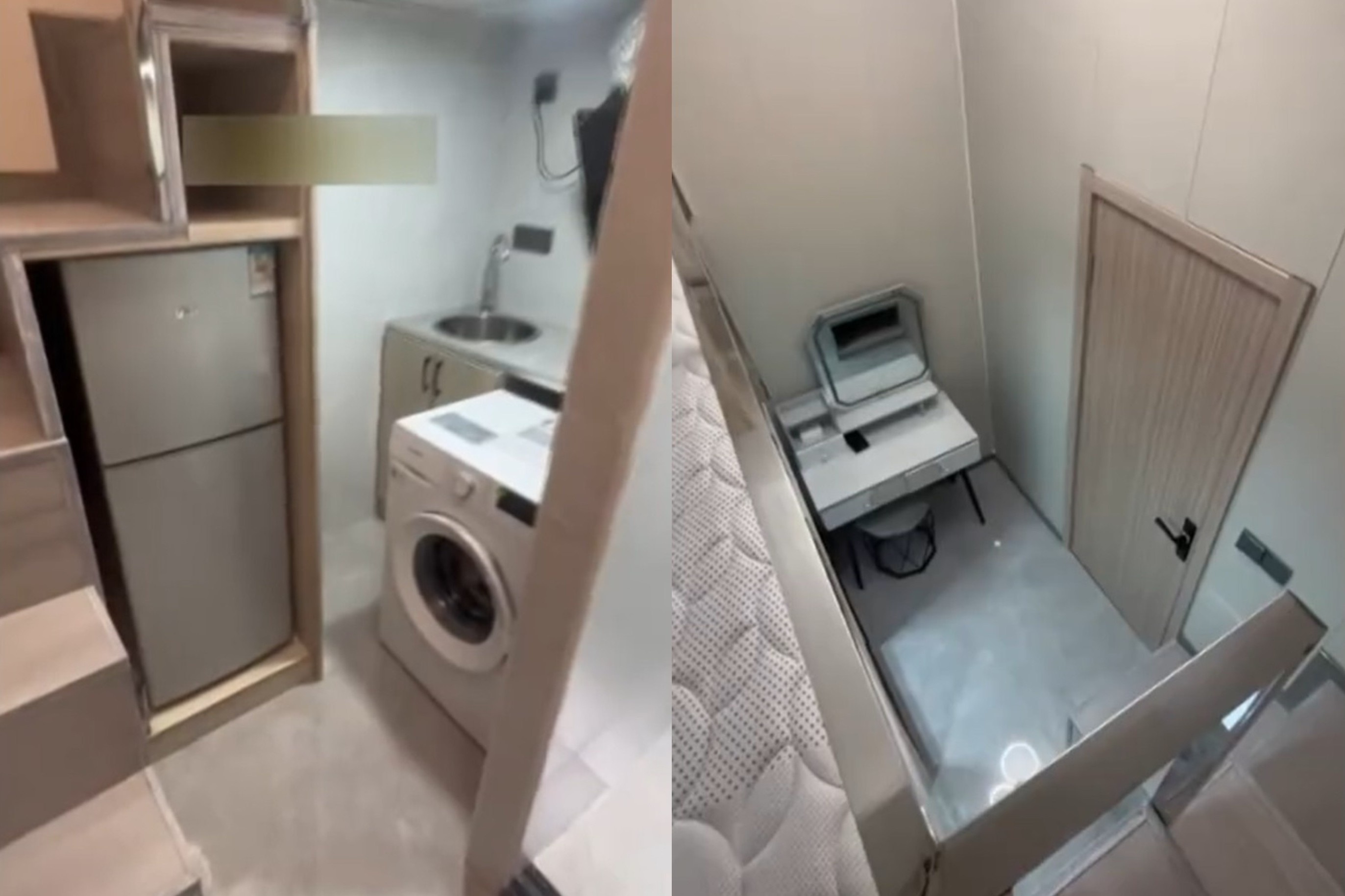 Can ho 5 m2 co dieu hoa, bep gia thue 220 USD/thang o Trung Quoc hinh anh