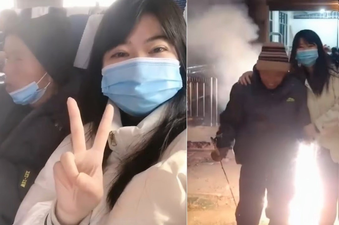 Co gai duoc nguoi cha ngheo nhan nuoi o Trung Quoc hinh anh