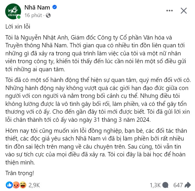 nguyen nhat anh xin loi anh 2