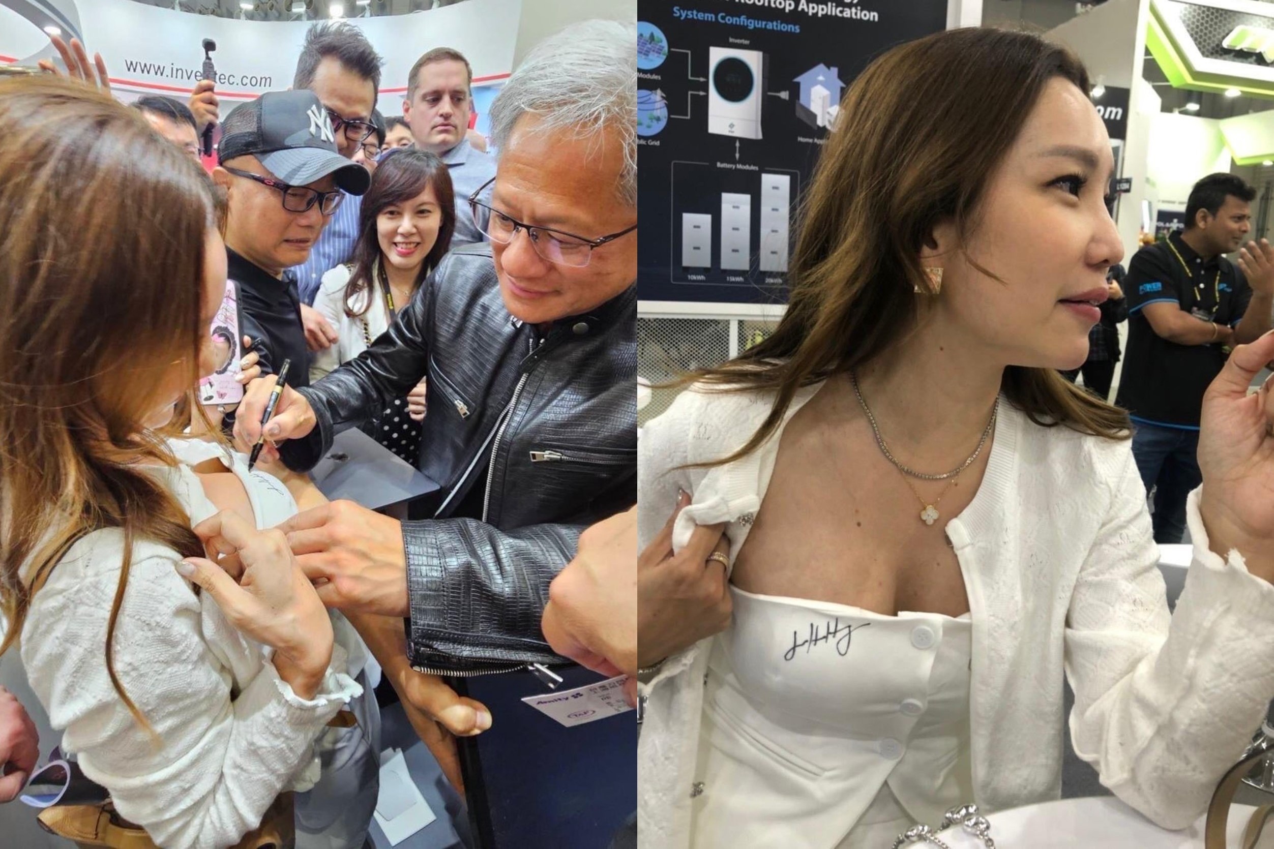 Buc anh gay bao mang cua CEO Nvidia hinh anh