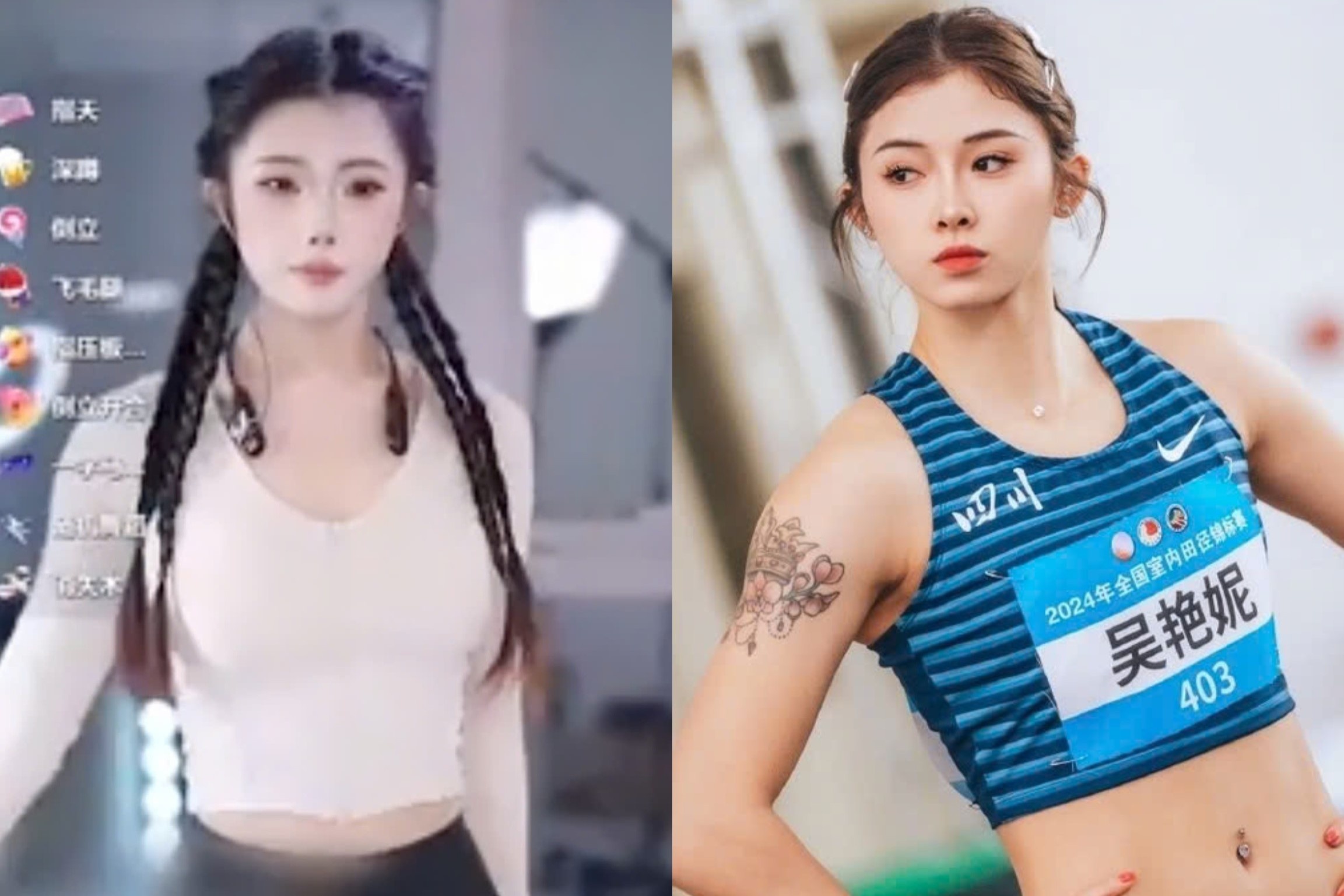 KOL bat chuoc hot girl the thao Trung Quoc de cau view, nhan qua hinh anh