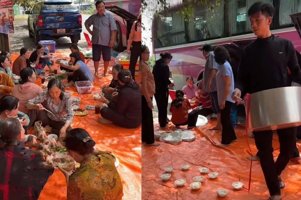 Dai gia dinh Ben Tre mang 150 o banh mi, 15 con ga di du xuan hinh anh