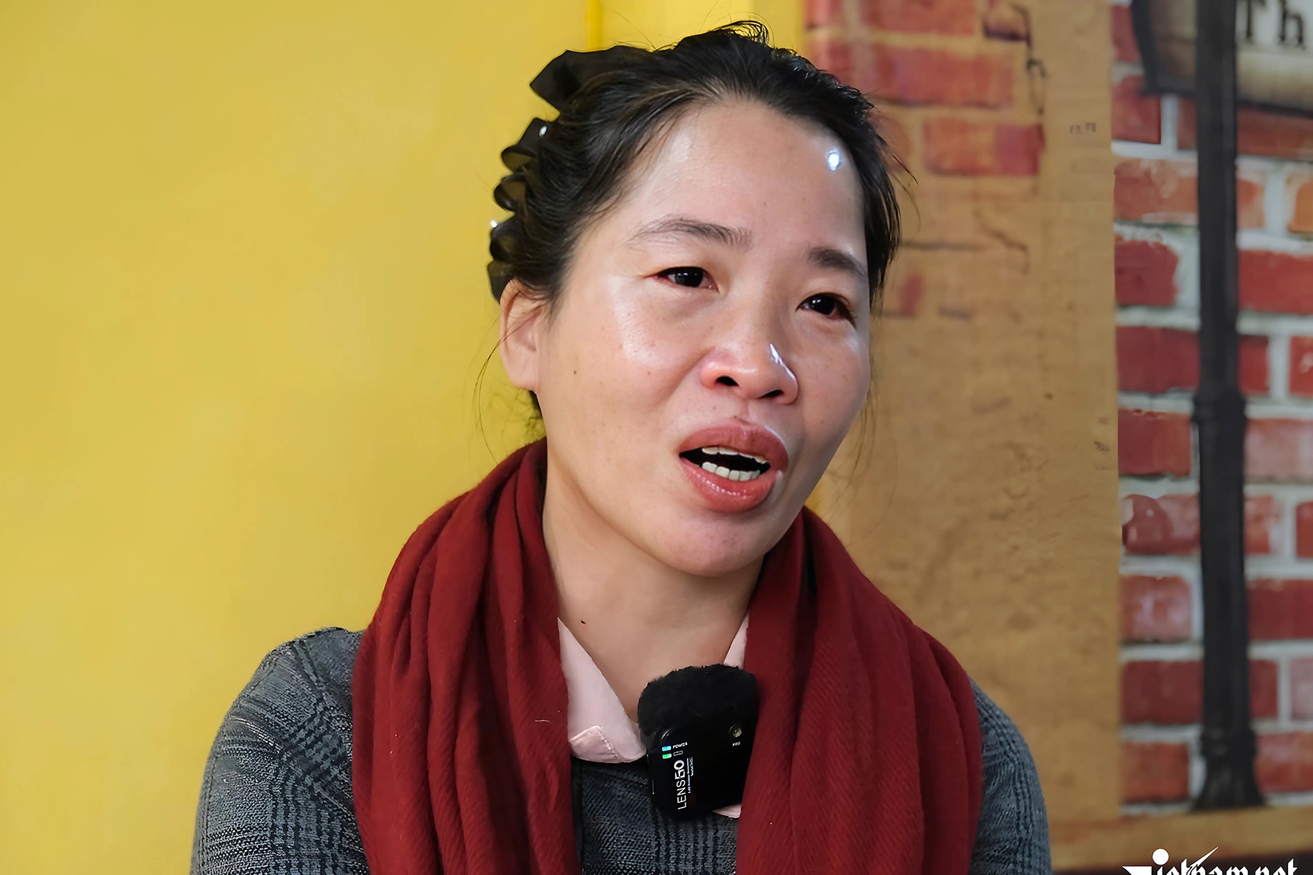 Nguoi phu nu tiet lo ly do chua di gap an nhan cho vay 8 chi vang hinh anh