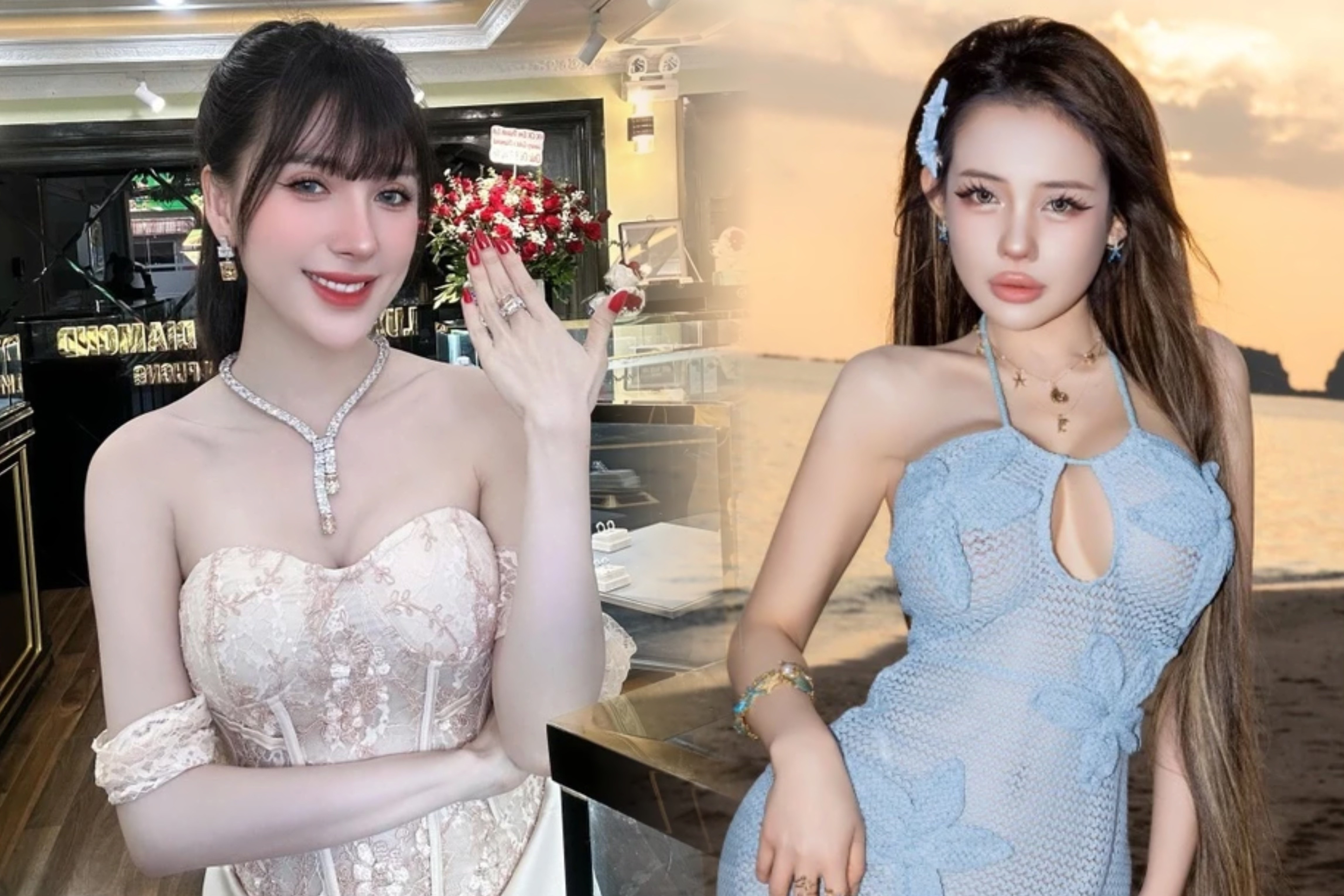 Dong thai trai nguoc cua DJ Ngan 98, Ngan Collagen sau man dau to am i hinh anh