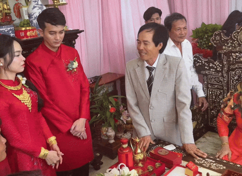 Dai gia mien Tay tang con gai dat bac ty, 20 cay vang lam cua hoi mon hinh anh