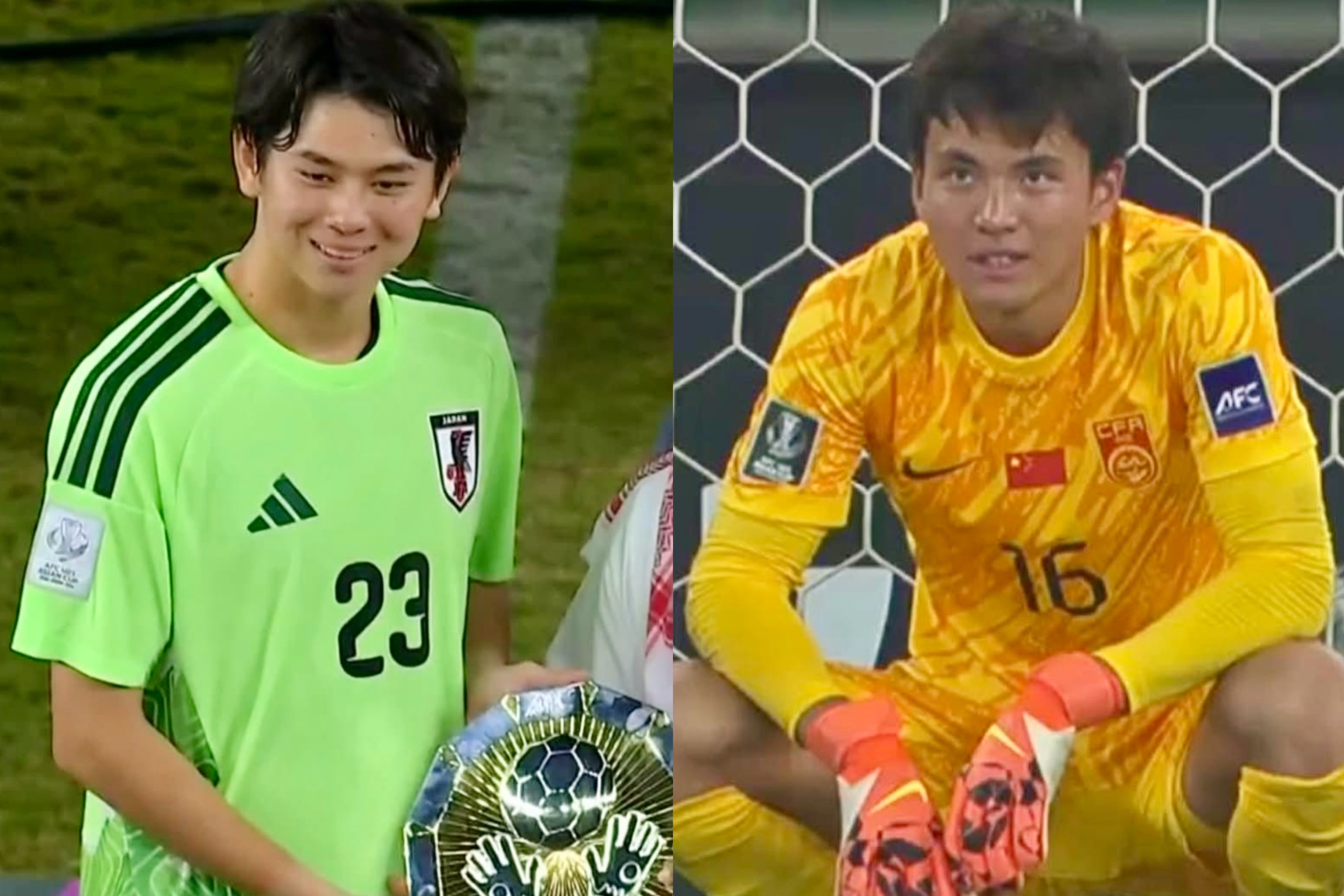 Hinh anh doi lap cua thu mon U23 Nhat Ban, Trung Quoc o tran chung ket hinh anh