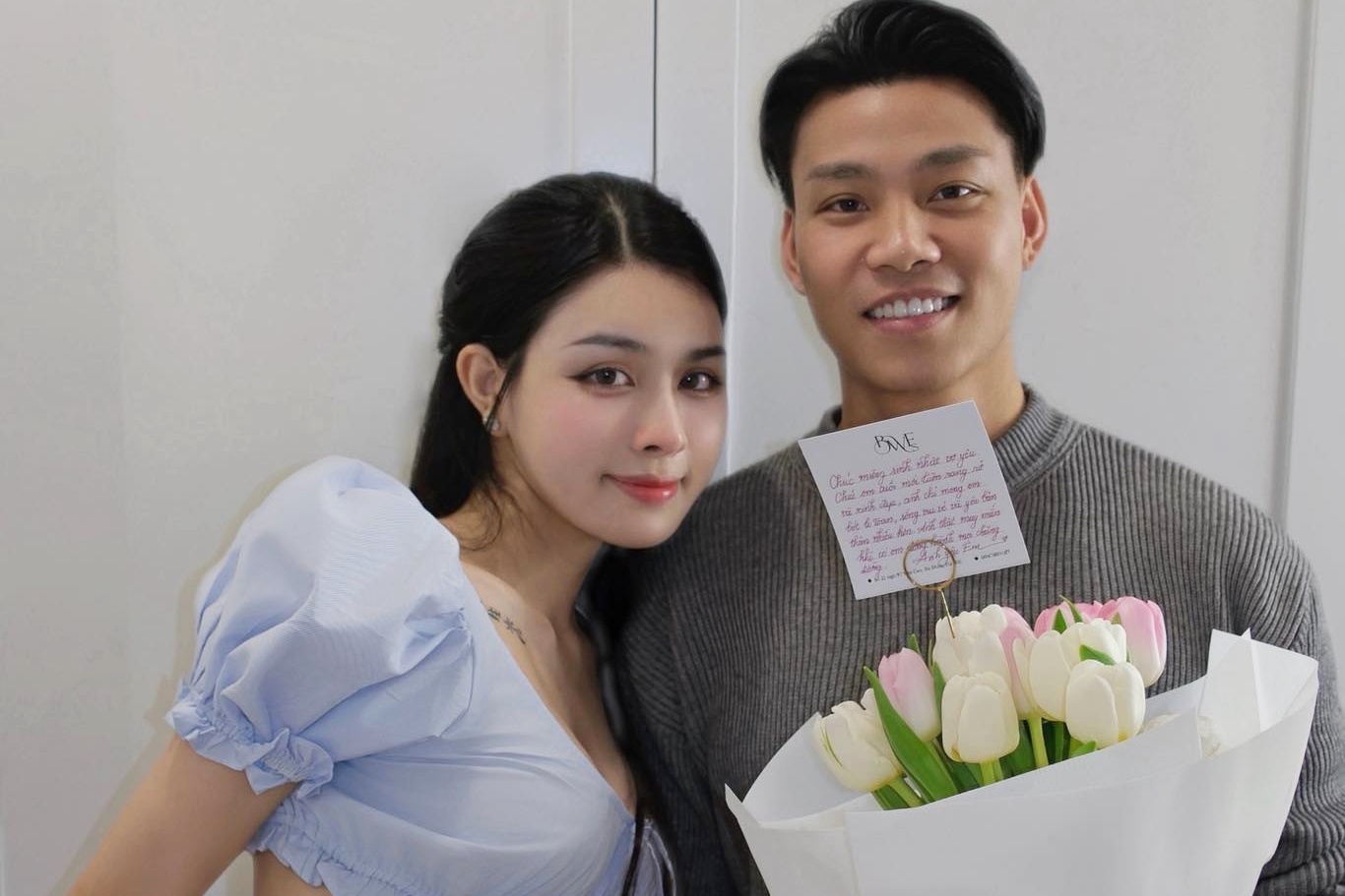 Moi tinh cua Vu Van Thanh va 'chi dep' gymer hinh anh