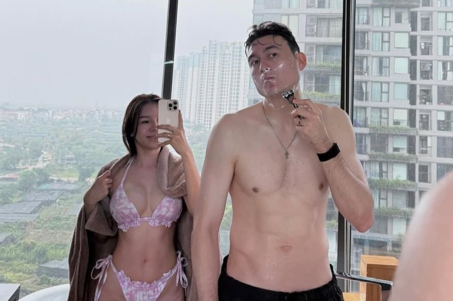 Biet thu bac ty cua thu mon Dang Van Lam trang tri Tet hoanh trang hinh anh