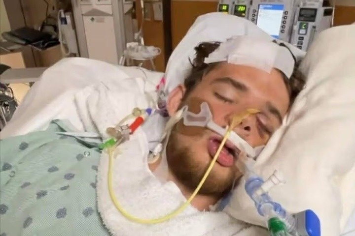 Chang trai chan thuong nao nang 'gap Chua luc hon me', phuc hoi ky la hinh anh