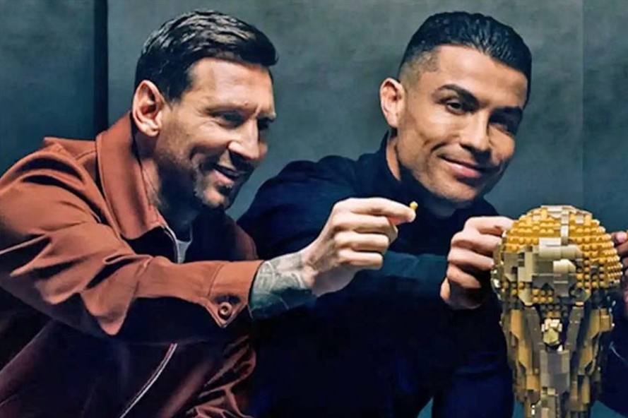 LEGO tra bao nhieu de Ronaldo, Messi cung dong quang cao? hinh anh