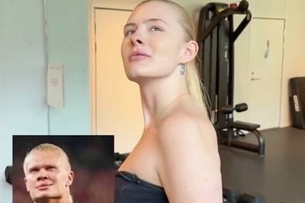 Video nguoi mau Julia Grop bat chuoc Haaland gay sot mang xa hoi hinh anh
