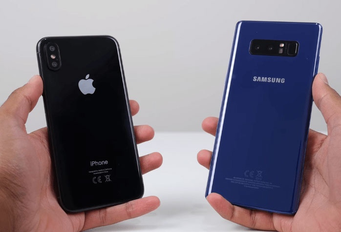 iPhone 9 va Galaxy Note9 - so gang dua tren tin don hinh anh