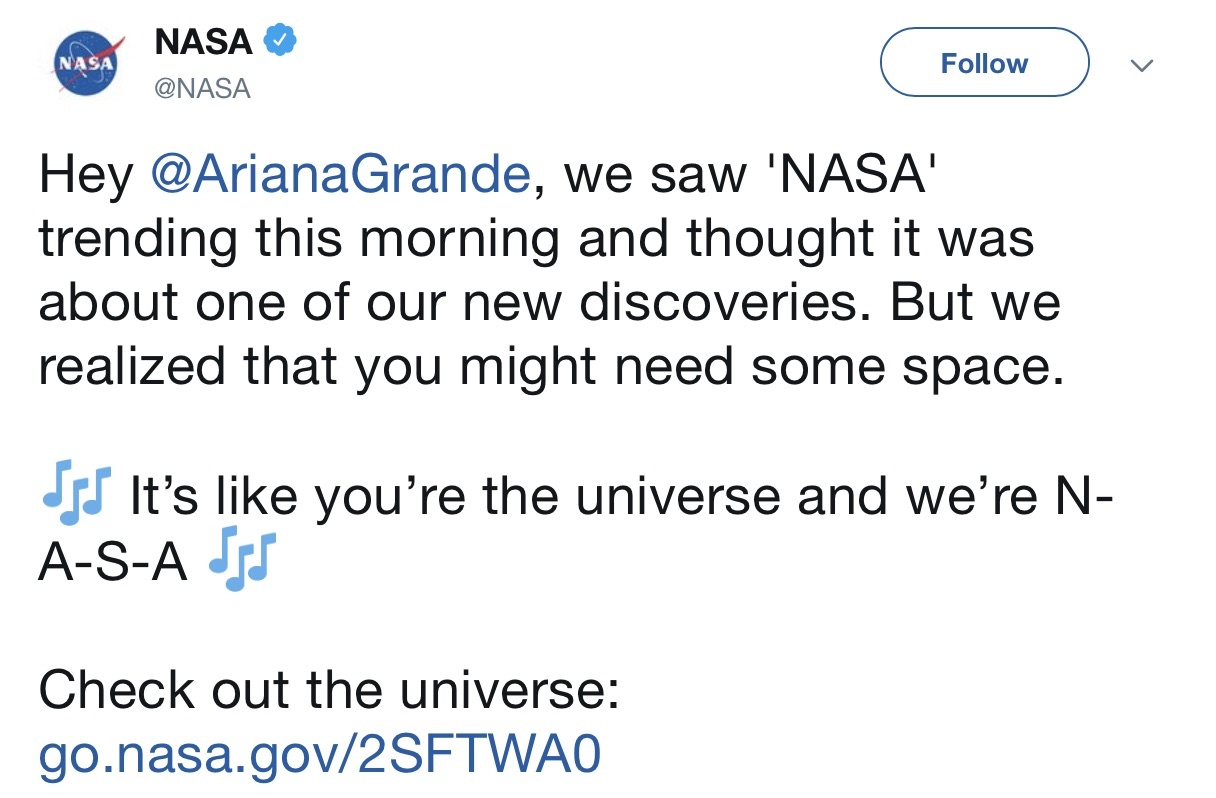 ca si noi tieng sang tac bai hat ve NASA anh 1