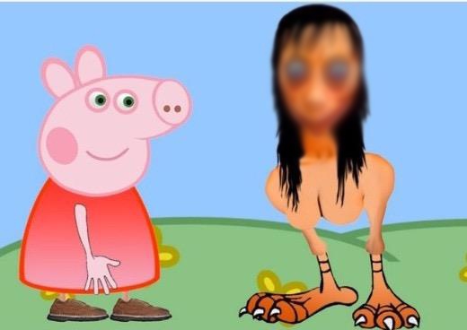 Be gai 7 tuoi dap dau vao tuong vi am anh boi Momo tren YouTube Kids hinh anh