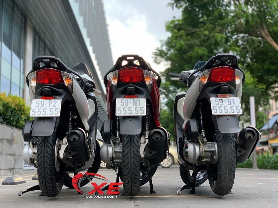 Bộ ba Honda SH biển lục quý 5 giá 2 tỷ của dân chơi Sài Gòn ảnh 1 Bo ba Honda SH bien luc quy 5 gia 2 ty cua dan choi Sai Gon anh 1