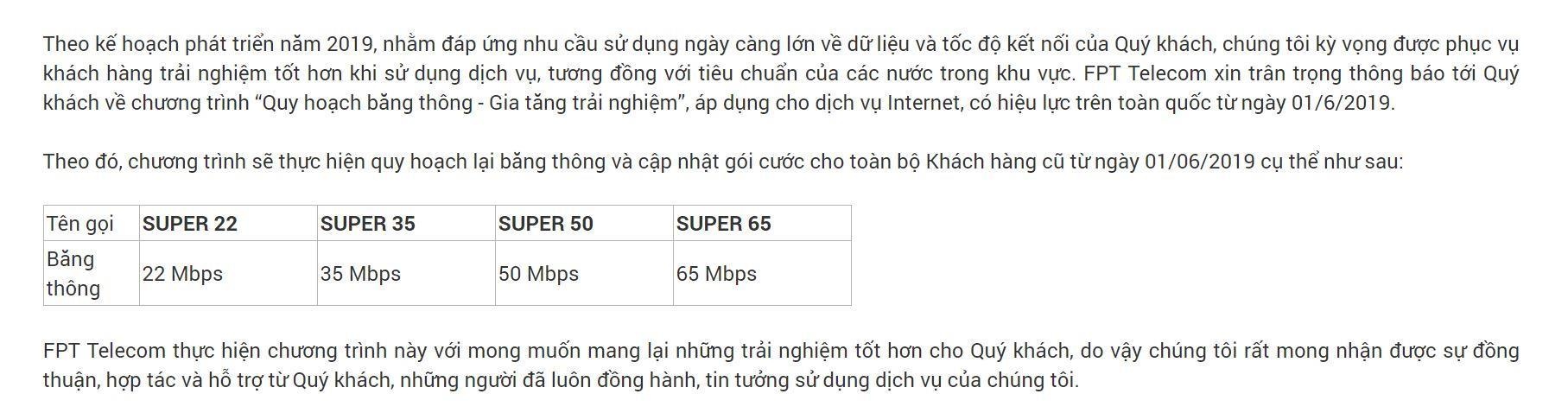 gói cước mới của fpt telecom ảnh 2 goi cuoc moi cua fpt telecom anh 2