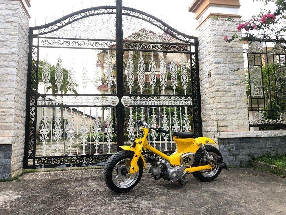Honda Super Cub cánh én độ trăm triệu thành xe siêu lùn ảnh 1 Honda Super Cub canh en do tram trieu thanh xe sieu lun anh 1