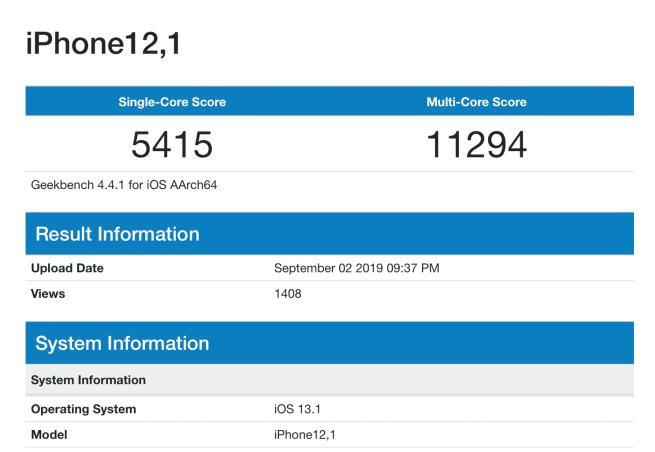 iphone 11 lo diem benchmark anh 1