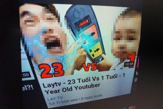 YouTuber Viet lam video huong dan tre em nghich o cam dien hinh anh