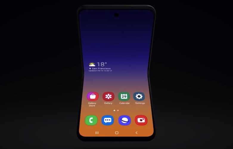 smartphone man hinh gap galaxy fold anh 2