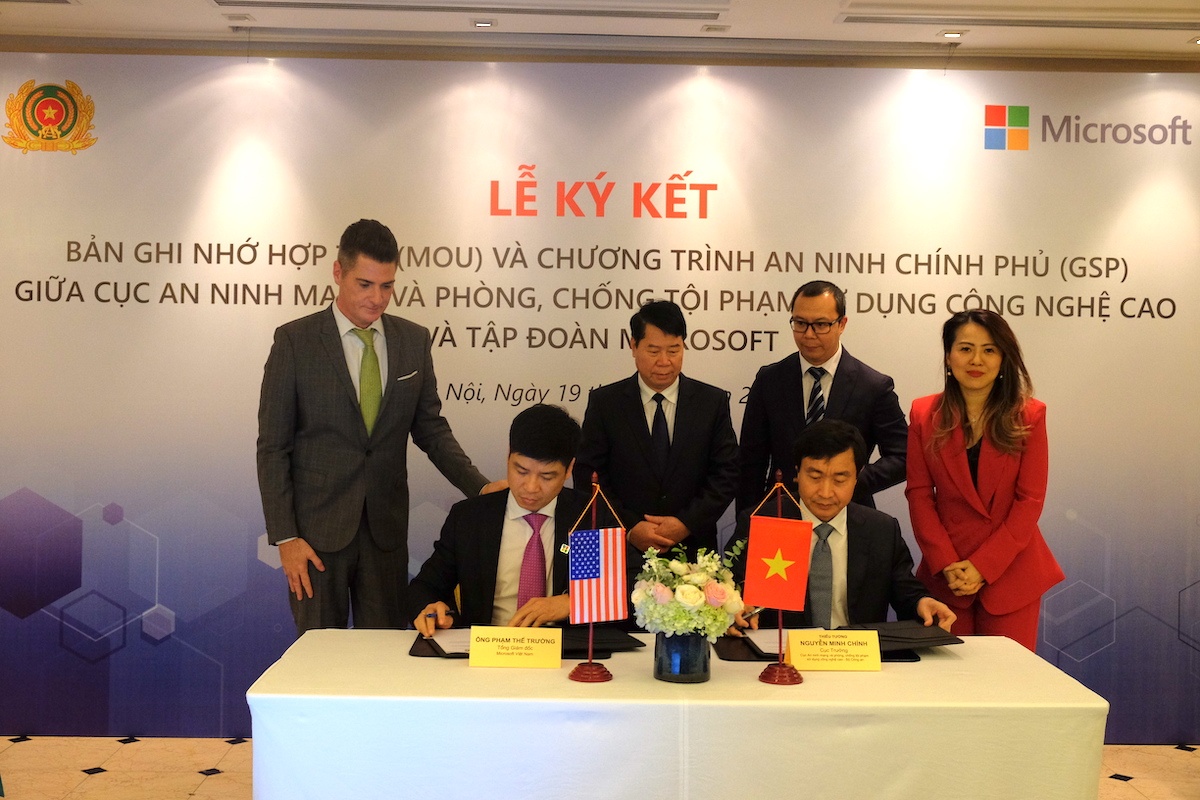 Viet Nam tham gia chuong trinh an ninh mang chinh phu cua microsoft anh 1