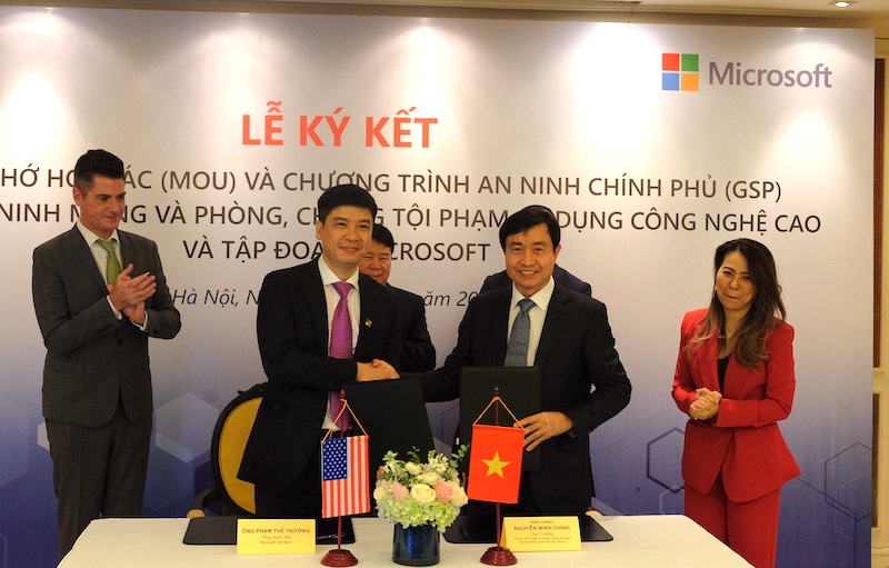 Viet Nam tham gia vao chuong trinh An ninh Chinh phu cua Microsoft hinh anh