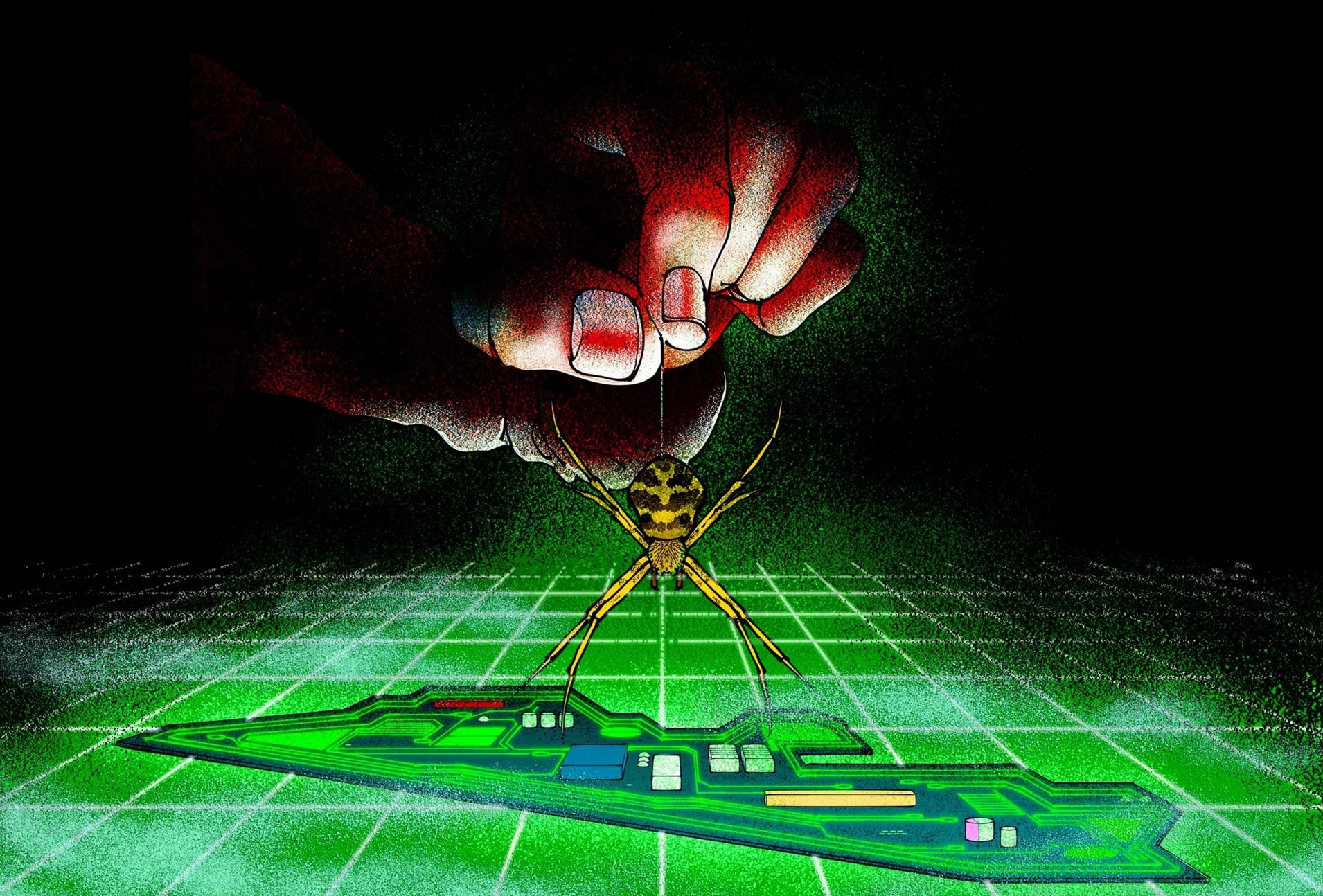 Ga 'linh danh thue' va ke hoach danh sap ca mot quoc gia tren mang hinh anh