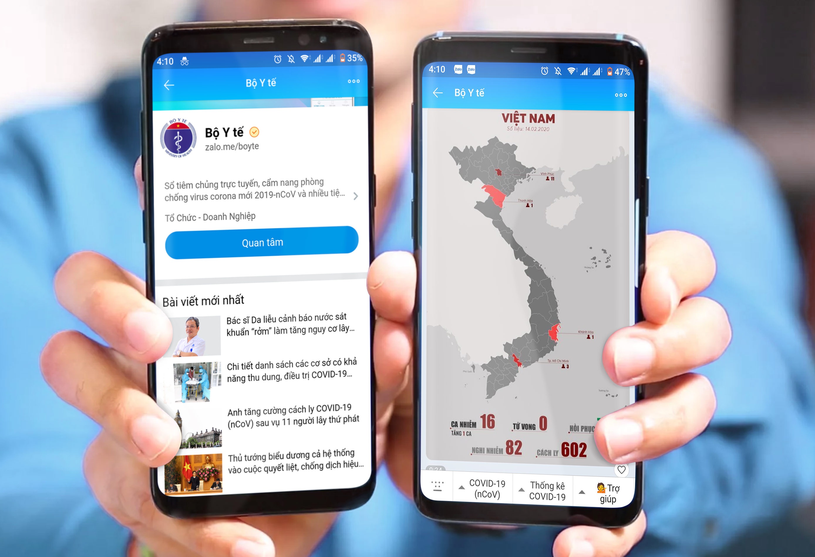 Bo Y te tich hop chatbot tra cuu ve Covid-19 tren Zalo hinh anh