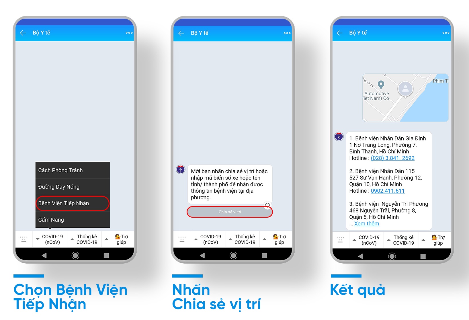 chatbot covid-19 tren zalo anh 1