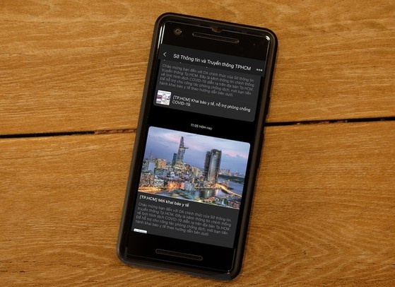 TP.HCM gui huong dan khai bao y te qua Zalo hinh anh