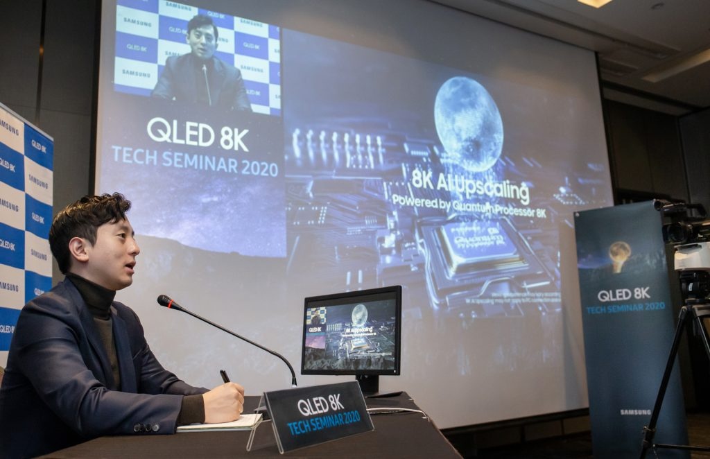 samsung gioi thieu tv qled 8k tai hoi nghi truc tuyen cac san pham nghe nhin 2020 anh 1