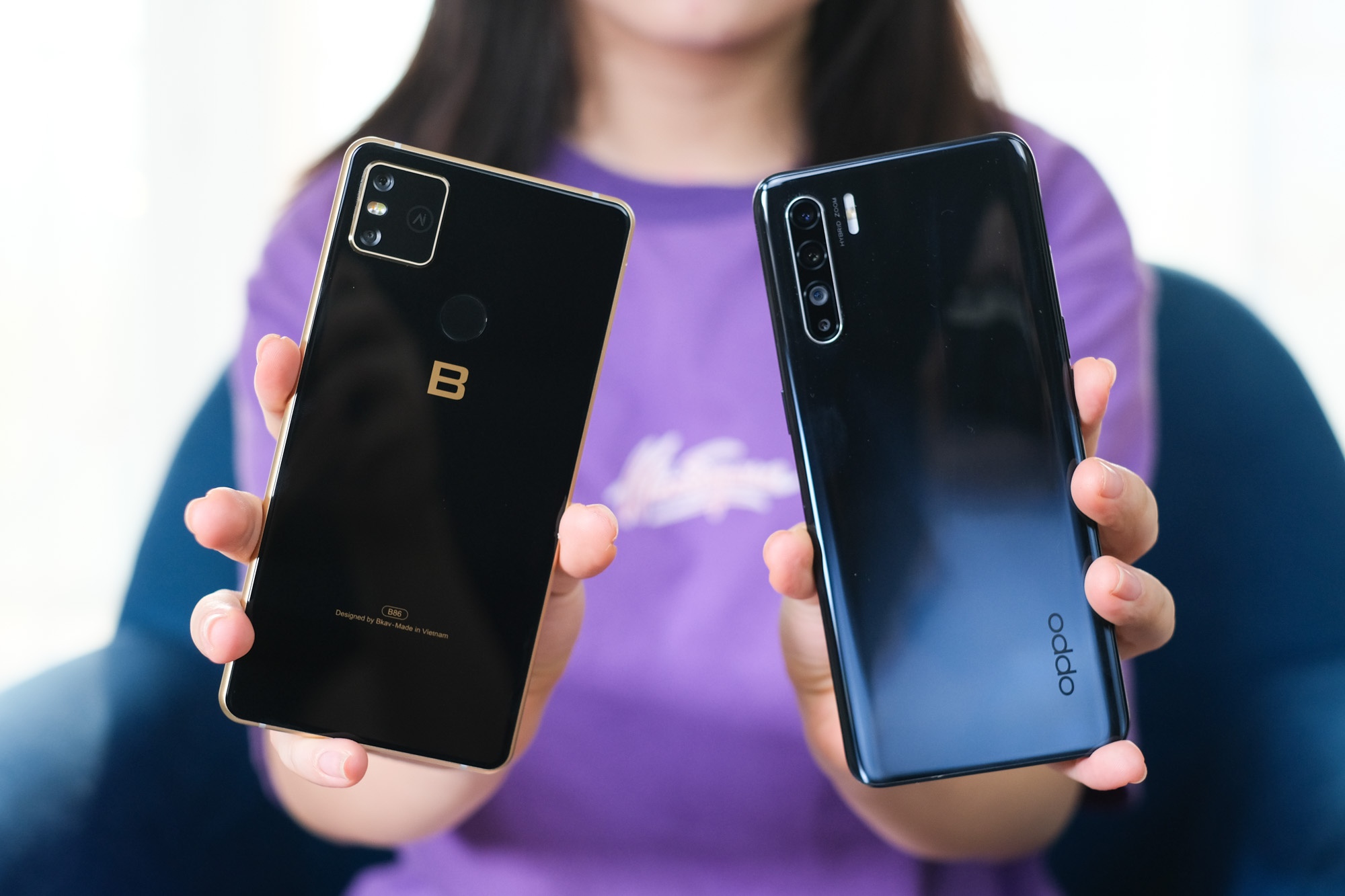 So sanh Bphone B86 voi Oppo Reno 3 hinh anh