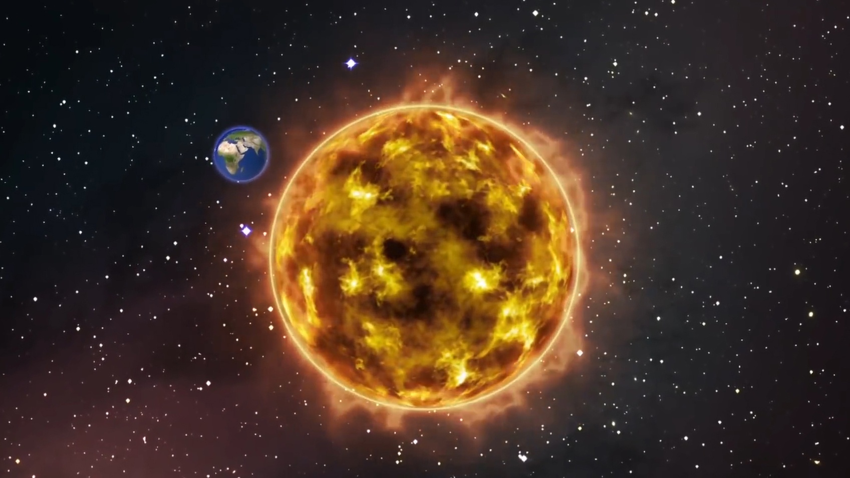 Trai Dat se ra sao neu quay quanh ngoi sao lon gap 1.700 lan Mat Troi? hinh anh