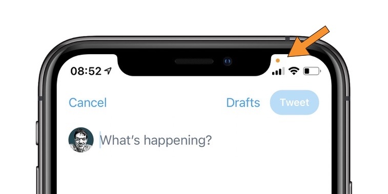 vi sao co cham da cam tren ios 14 anh 1