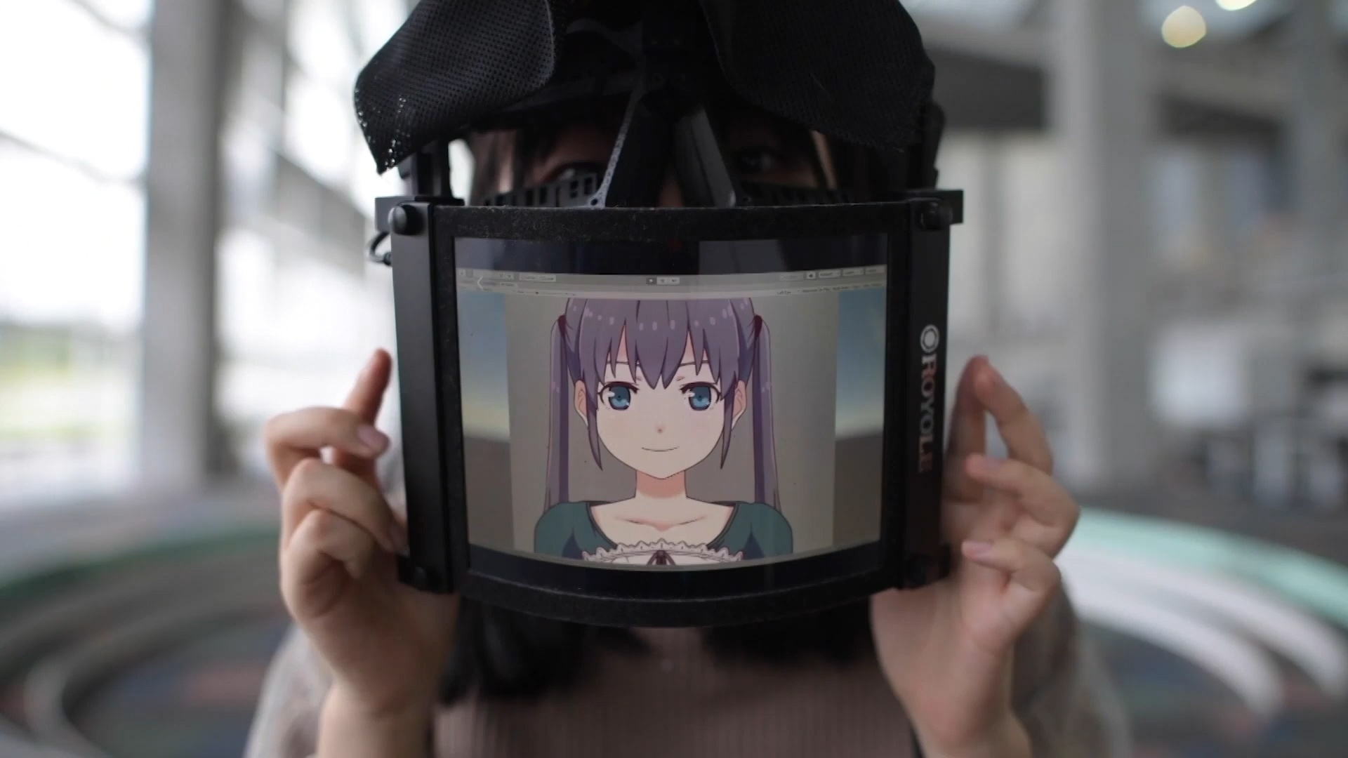 Hoa than vao nhan vat anime voi khau trang thong minh hinh anh