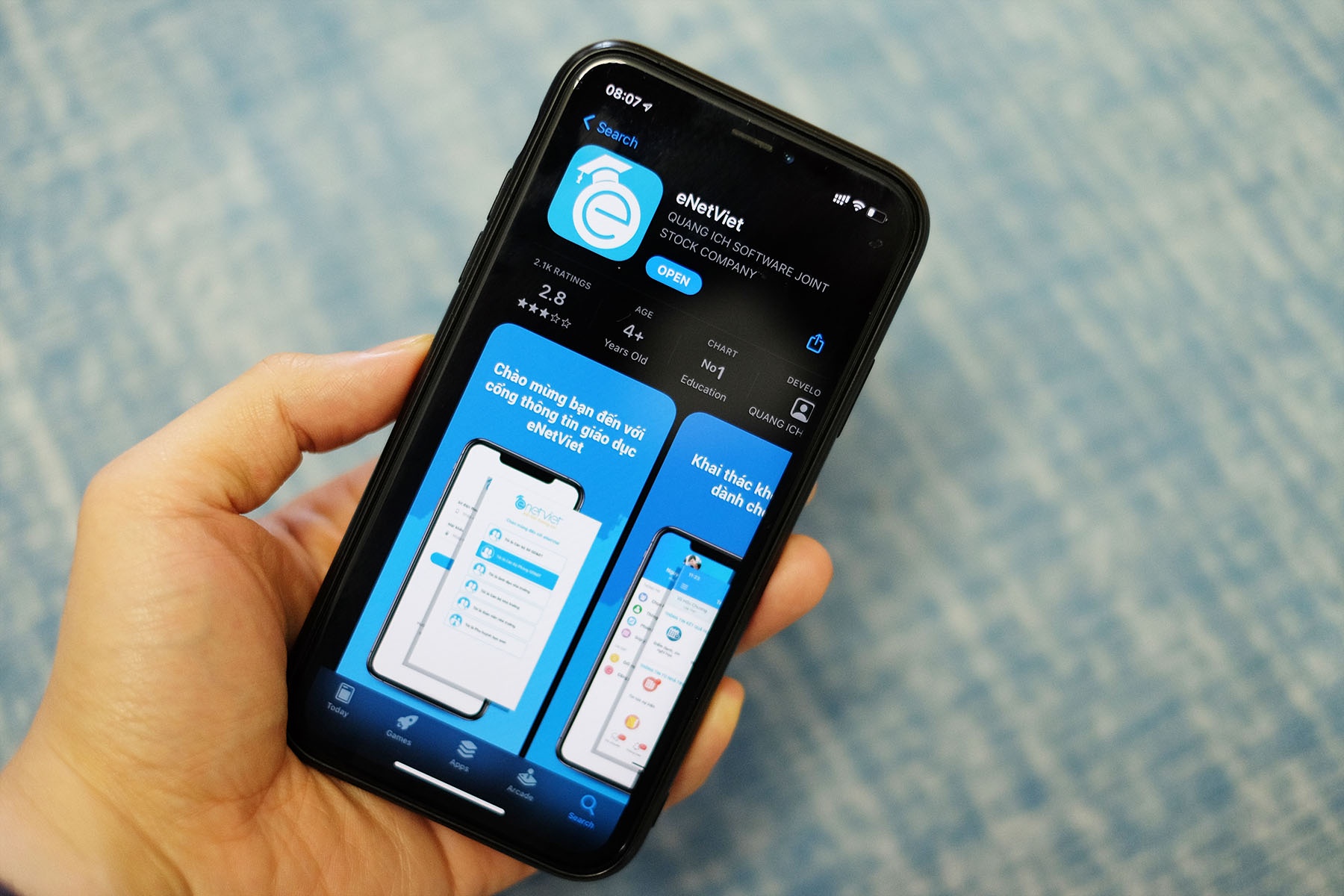App so lien lac dien tu eNetViet nhan bao 1 sao hinh anh