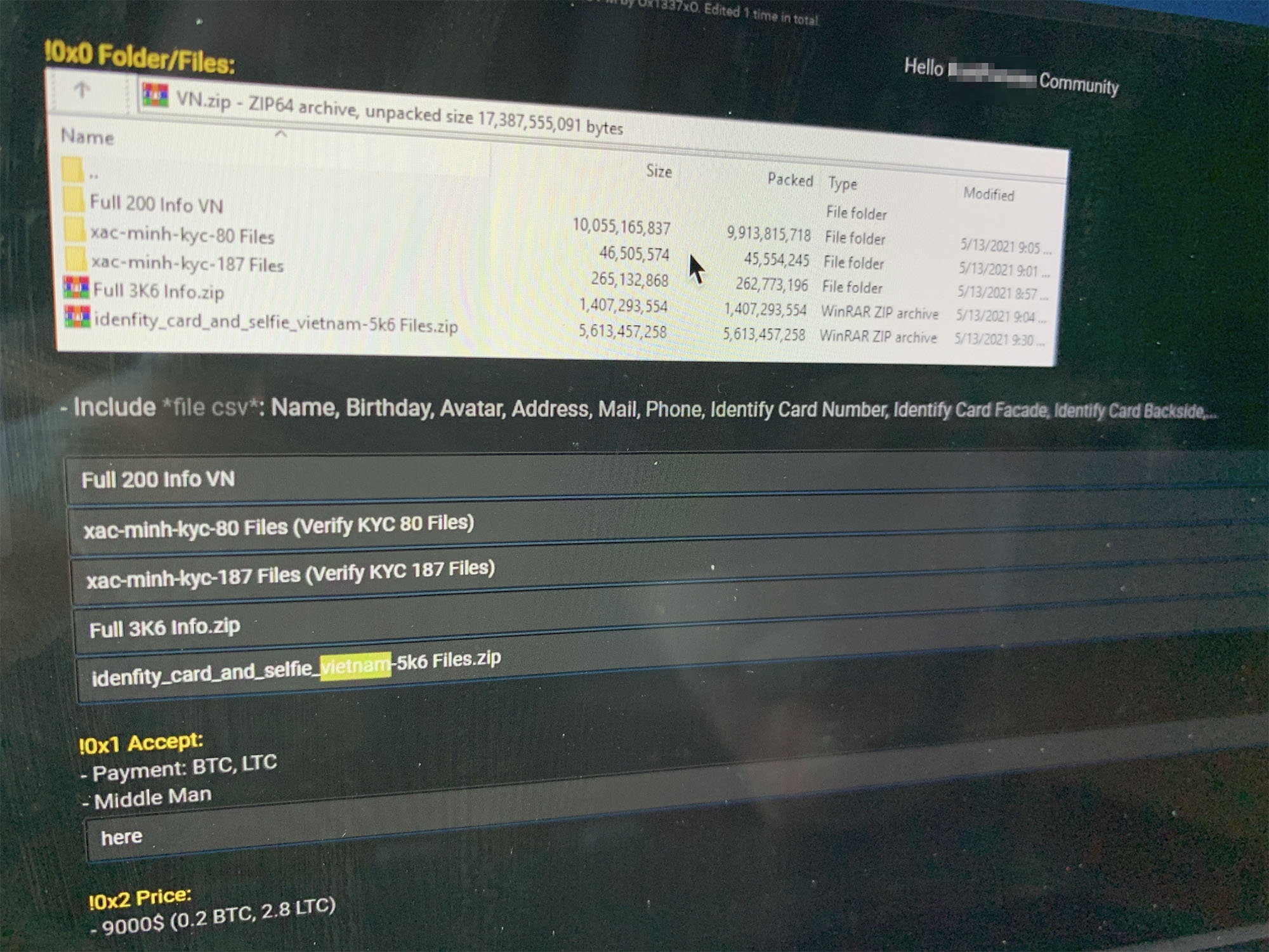Hang nghin CMND nguoi Viet bi rao ban tren mang duoc dung lam gi? hinh anh