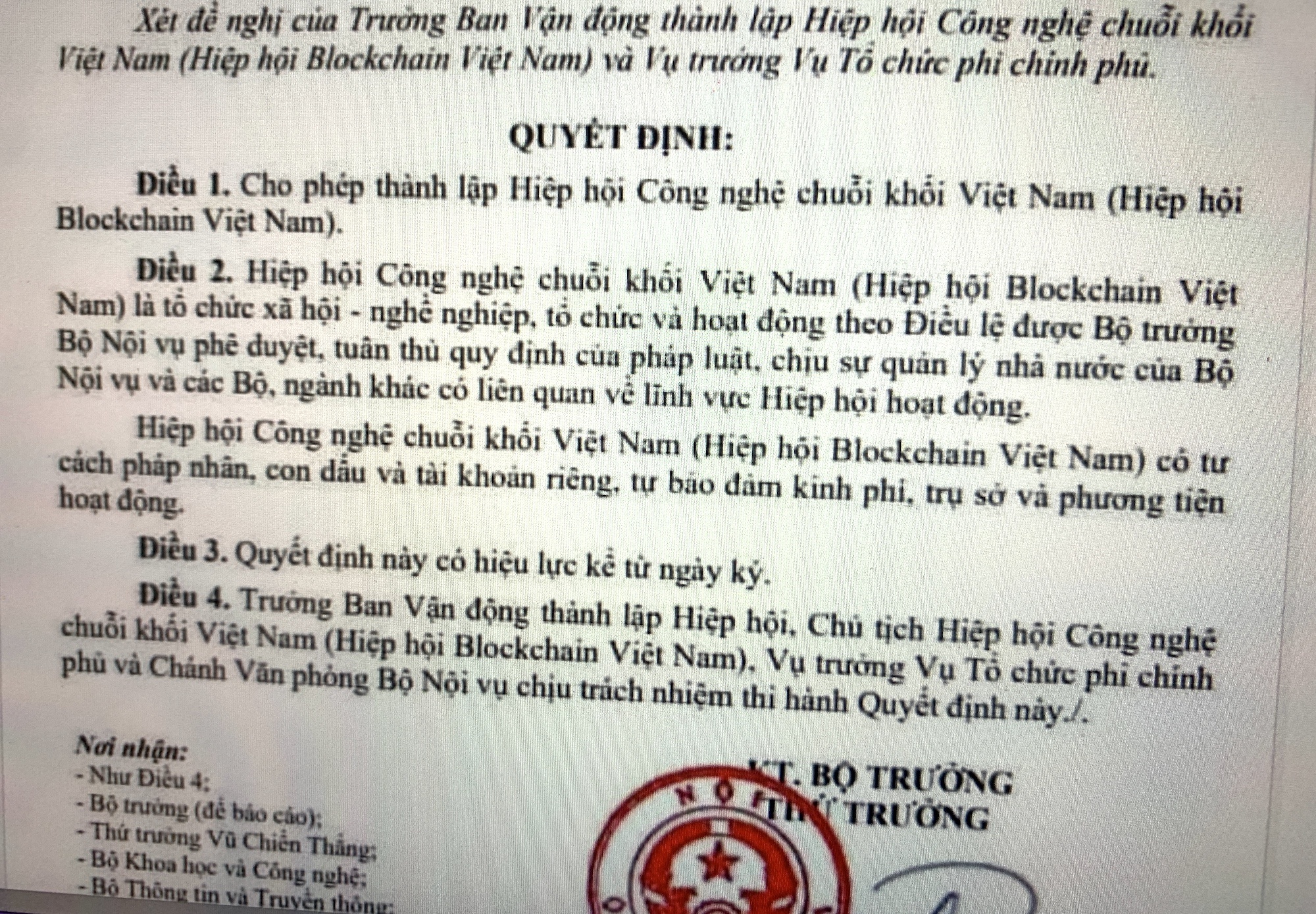 hiep hoi blockchain Viet Nam anh 1